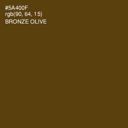 #5A400F - Bronze Olive Color Image